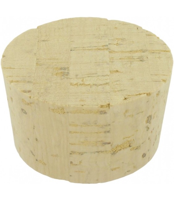 Bouchon en liège - Bonde conique - 55 x 50 mm - DUHALLE