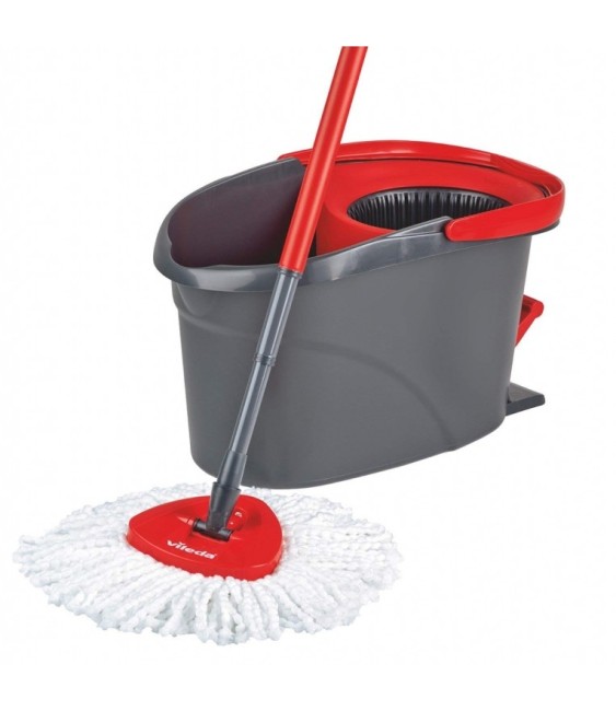 Kit seau à pédale et balai à franges - EasyWring & Clean - VILEDA
