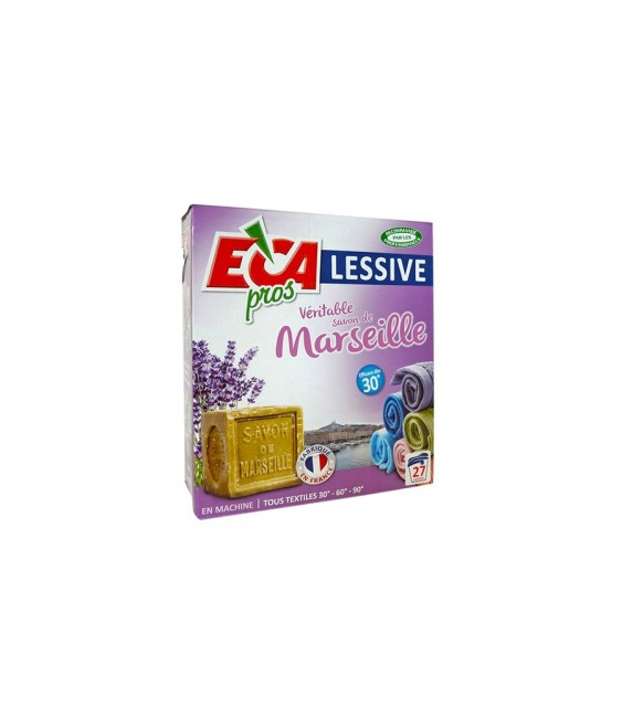 Lessive en poudre au savon de Marseille - 5 lavages - 600 Grs - ECA PROS