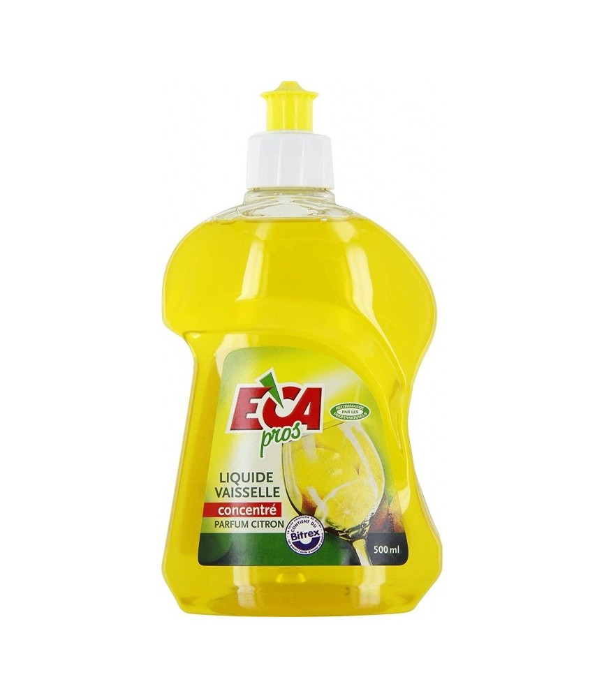 Liquide vaiselle main - Citron - 500 ml - ECA PROS
