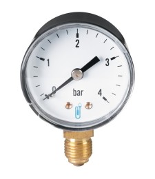 Manomètre radial - Type 116 - 50 mm - Raccord vertical - 6 bars - DISTRILABO