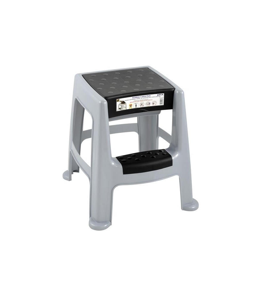 Escabeau à plans fixes avec coffret de rangement - 46.5 cm - EDA
