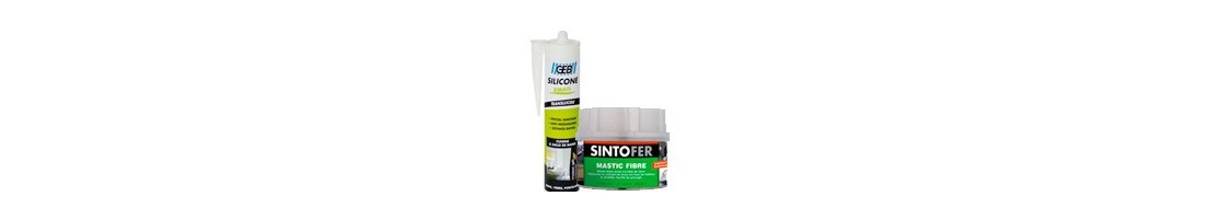 Mastic de fixation, de réparation, sanitaire