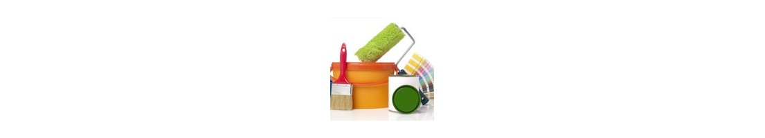 Outils et accessoires pour peindre et rénover.