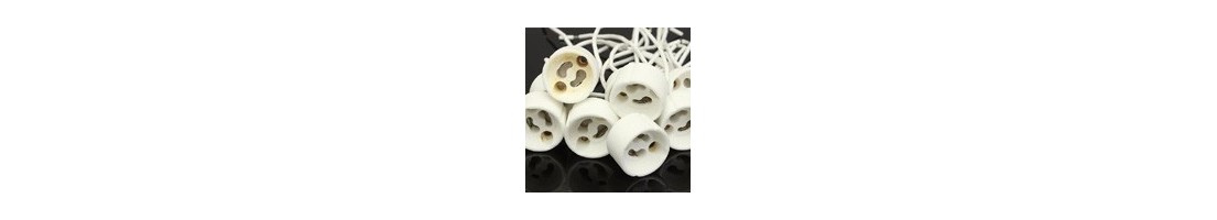 Douille pour lampes halogènes