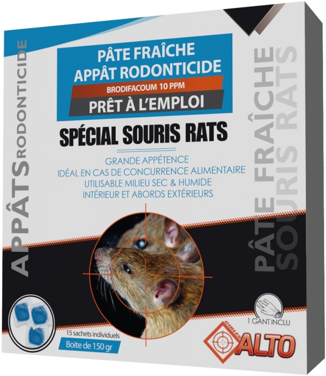 Souricide Souris - Poste Pré Appât foudroyant 20 grs ( 2 x 10 grs )