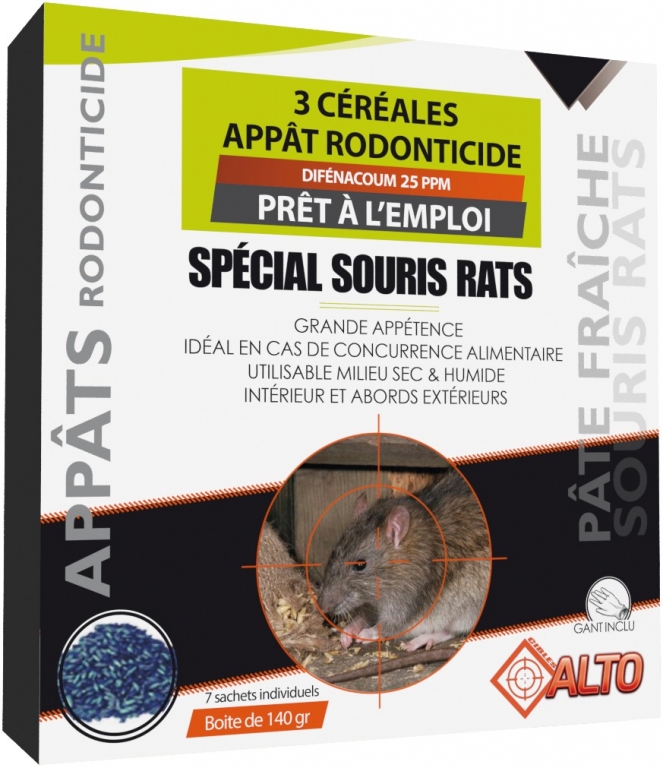 Souricide Souris - Poste Pré Appât foudroyant 20 grs ( 2 x 10 grs )