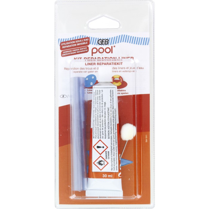 Kit Réparation Liner - Piscine - 30 ml - GEB POOL Articles-Quincaillerie