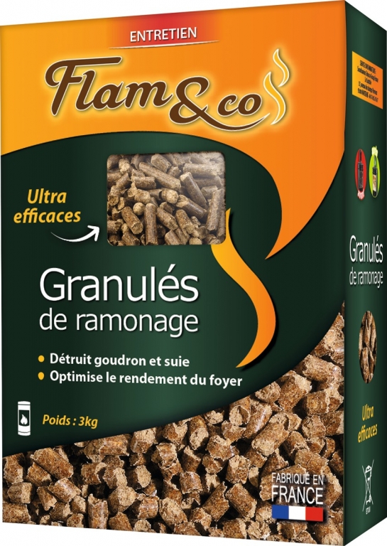 Granulés de ramonage - Flam&Co - 3 Kg - DIABLOTIN