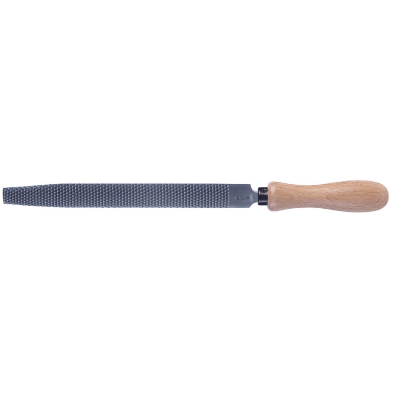 Râpe à bois ronde gros grain longueur 150mm, manche bi-matière