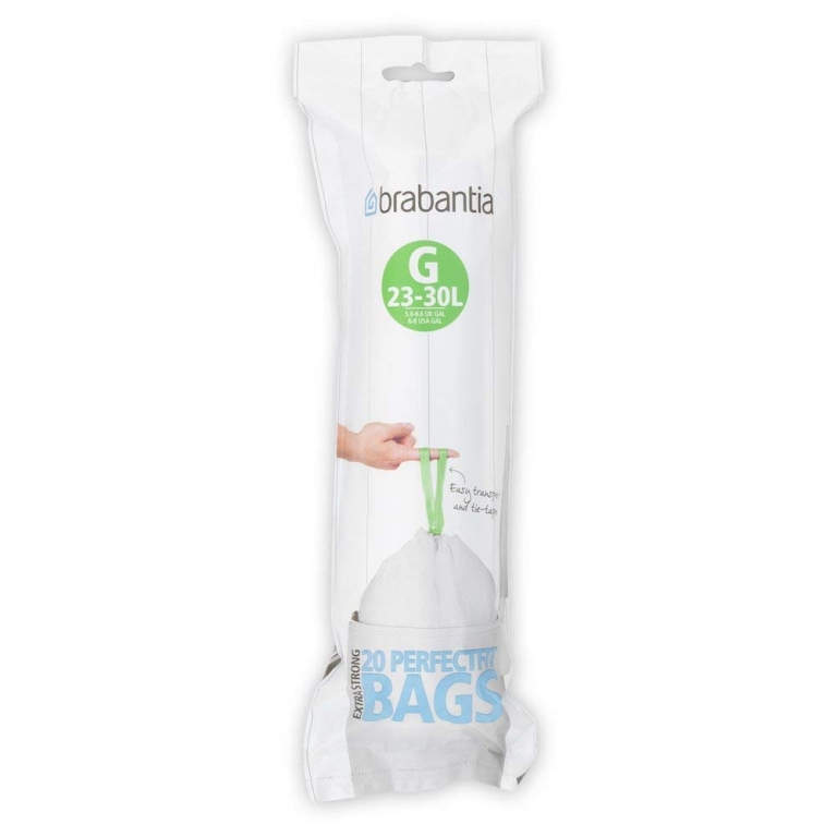 Sacs Poubelle compostable - PerfectFit - 6 litres - 10 sacs - BRABANTIA