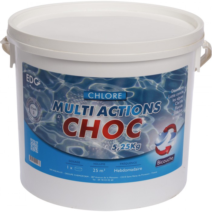 Clore choc Multiplus - Galets - 5,25 kg - EDG Articles-Quincaillerie