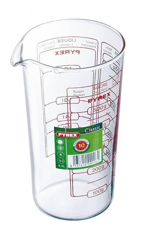 Verre mesureur 0,5L - Pyrex - MaSpatule