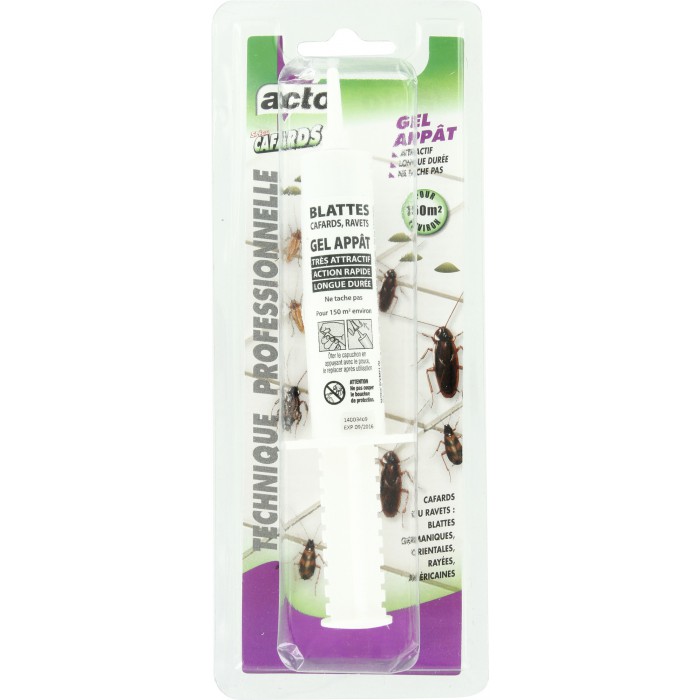 Cafards gel triple action - Clac : Seringue anti cafard