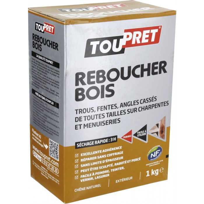 TOUPRET - Toupret Durcisseur bois pourris liquide 1KG - Durcisseur