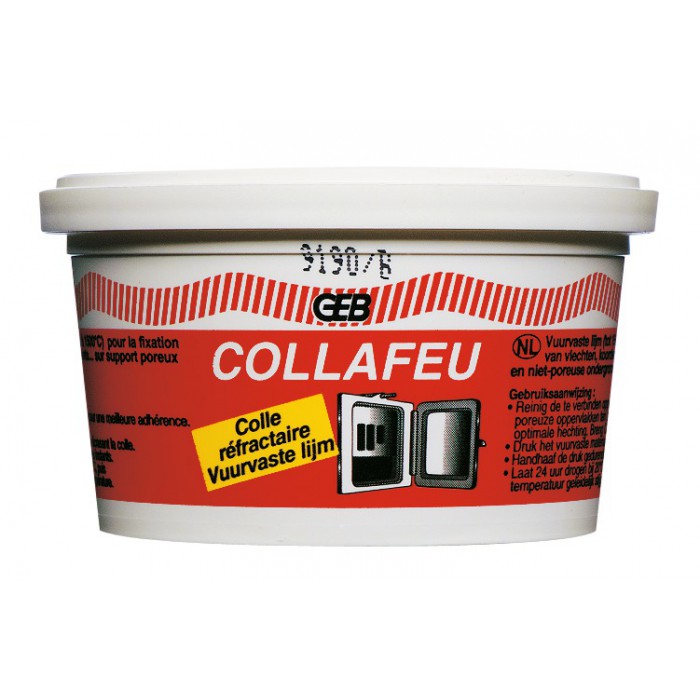 Colle mastic réfractaire - CollaFeu - 300 Gr - GEB Articles