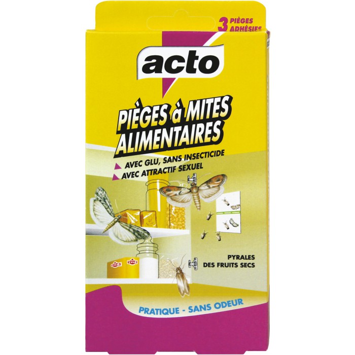 Feuillets anti mites vêtements Acto