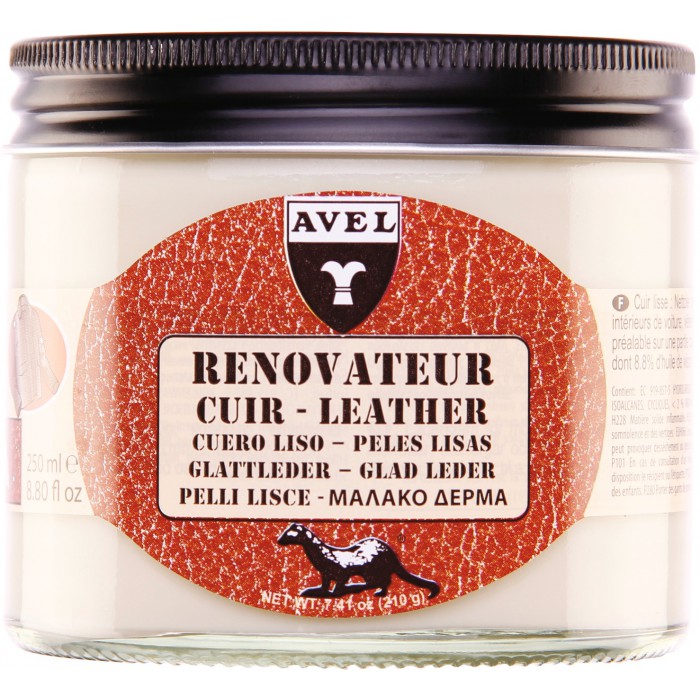 AVEL rénovateur cuir crème incolore pot 250 ml