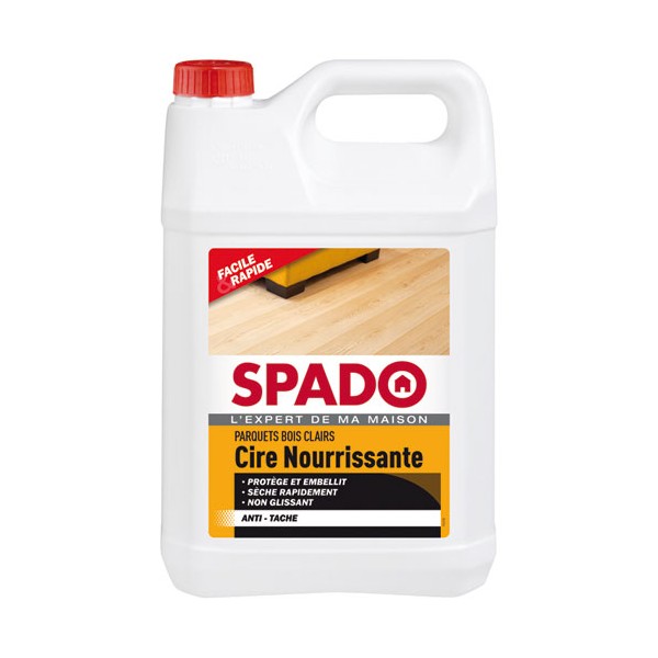 Cire liquide parquet - chêne clair - 5 L de SPADO Articles