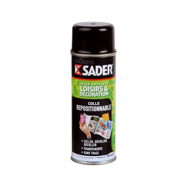 Colle en spray repositionnable - 200 ml - SADER Articles-Quincaillerie