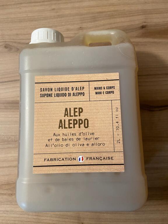 Lessive Liquide au Savon d'Alep certifiée Ecodétergent - 1l