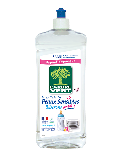 Lessive liquide écologique peau sensible - 1,5l - L'Arbre Vert