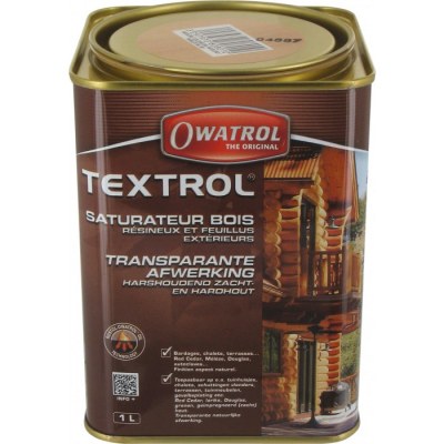 TEXTROL Incolore - Saturateur Spécial bois tendre - 1 L - OWATROL