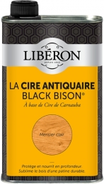 Cire d'antiquaire liquide - Black Bison - Merisier clair - 500 ml - LIBERON