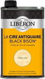 Cire d'antiquaire liquide - Black Bison - Chêne clair - 500 ml - LIBERON