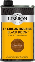 Cire d'antiquaire liquide - Black Bison - Chêne foncé - 500 ml - LIBERON