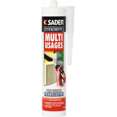 Mastic multi-usages - Translucide - 310 ml - SADER