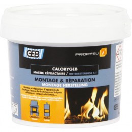 CaloryGeb - Mastic réfractaire pour cheminée - 600 Gr - GEB