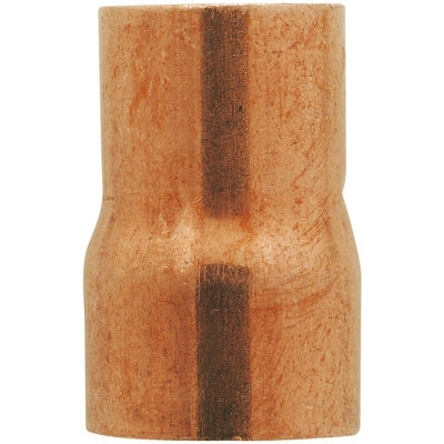 Manchon réduit en cuivre Femelle / Femelle - Ø 18/22 mm - Lot de 2 - RACCORDS