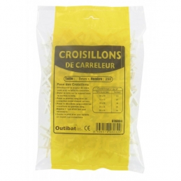 Sachet de 100 croisillons de carreleur - 8 mm - OUTIBAT