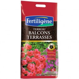 Terreau balcons et terrasses - 6 L - FERTILIGENE