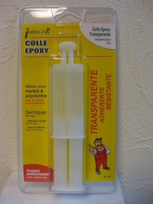 Colle époxy - Transparente - 25 ml - IDEES-FIX