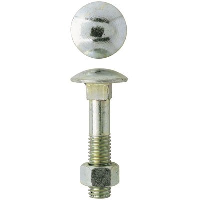 Boulon Japy tête ronde collet carré - Ø6 x 30 mm - Boîte de 200 - GFD