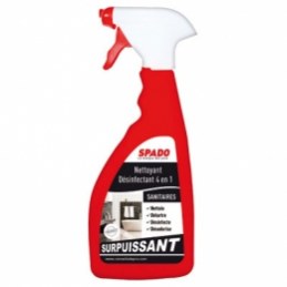 Nettoyant surpuissant - Sanitaires - 4 en 1 - 500 ml - SPADO