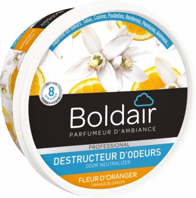 Destructeur d'odeur - Fleur d'oranger - Gel solide 300 gr - BOLDAIR