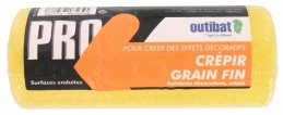 Manchon pour rouleau de peinture - Spécial crépi grain fin - 180 mm - OUTIBAT