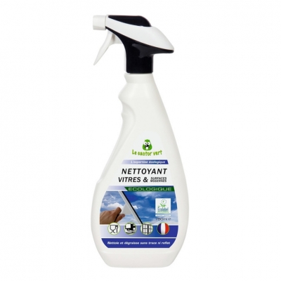 Nettoyant vitres et surfaces modernes - Menthe - 750 ml - Écologique - LE CASTOR VERT