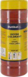 Colorant pour ciment synthétique - Oxyde colorant - Rouge vif - 1 Kg - OUTIBAT