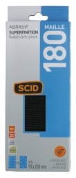 Patin maille fixation avec pince - 93 x 230 mm - Grain 180 - SCID