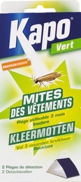 2 pièges à mites - Mites des vetements - 12 semaines - KAPO