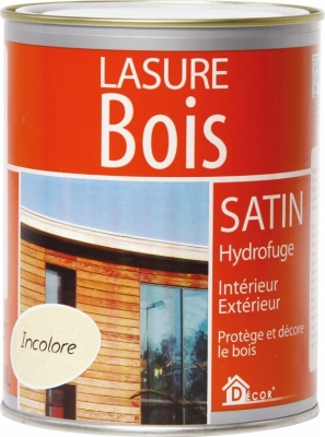Lasure Bois - Satin - Hydrofuge - Incolore - 0.75 L - RECA