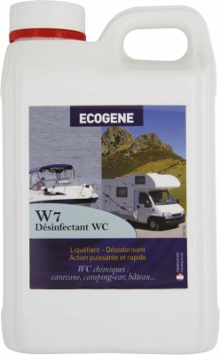 Liquéfiant pour WC portable ou broyeur - W7 - 2 L - ECOGENE