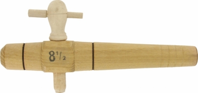 Robinet barrique conique acacia - Diamètre 25 mm - 8.5 pouces