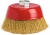 Brosse conique - Coupe acier laitonné ondulé - Ø 100 mm - SCID