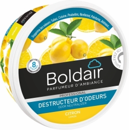 Destructeur d'odeur - Citron - Gel solide 300 gr - BOLDAIR