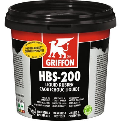 Caoutchouc liquide - Enduit de protection universel étanche - HBS-200 - 1 L - GRIFFON